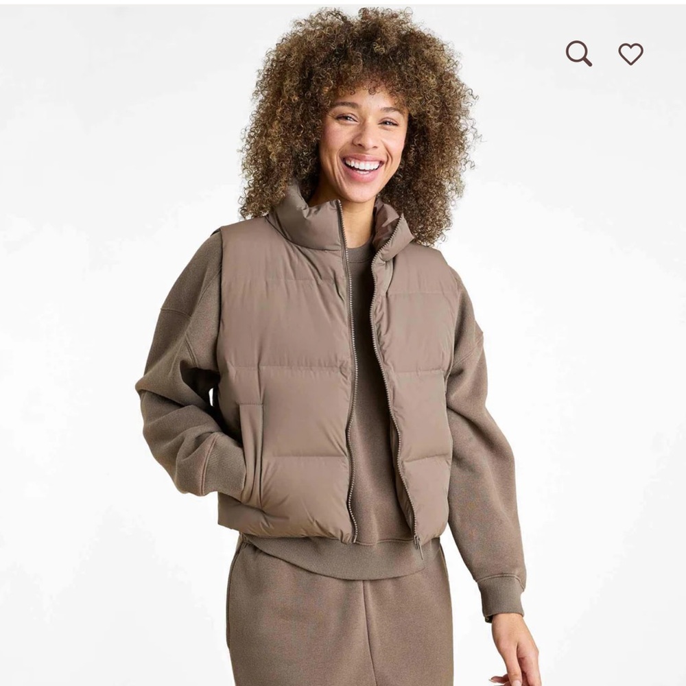 nuuds Mocha Puffer Vest